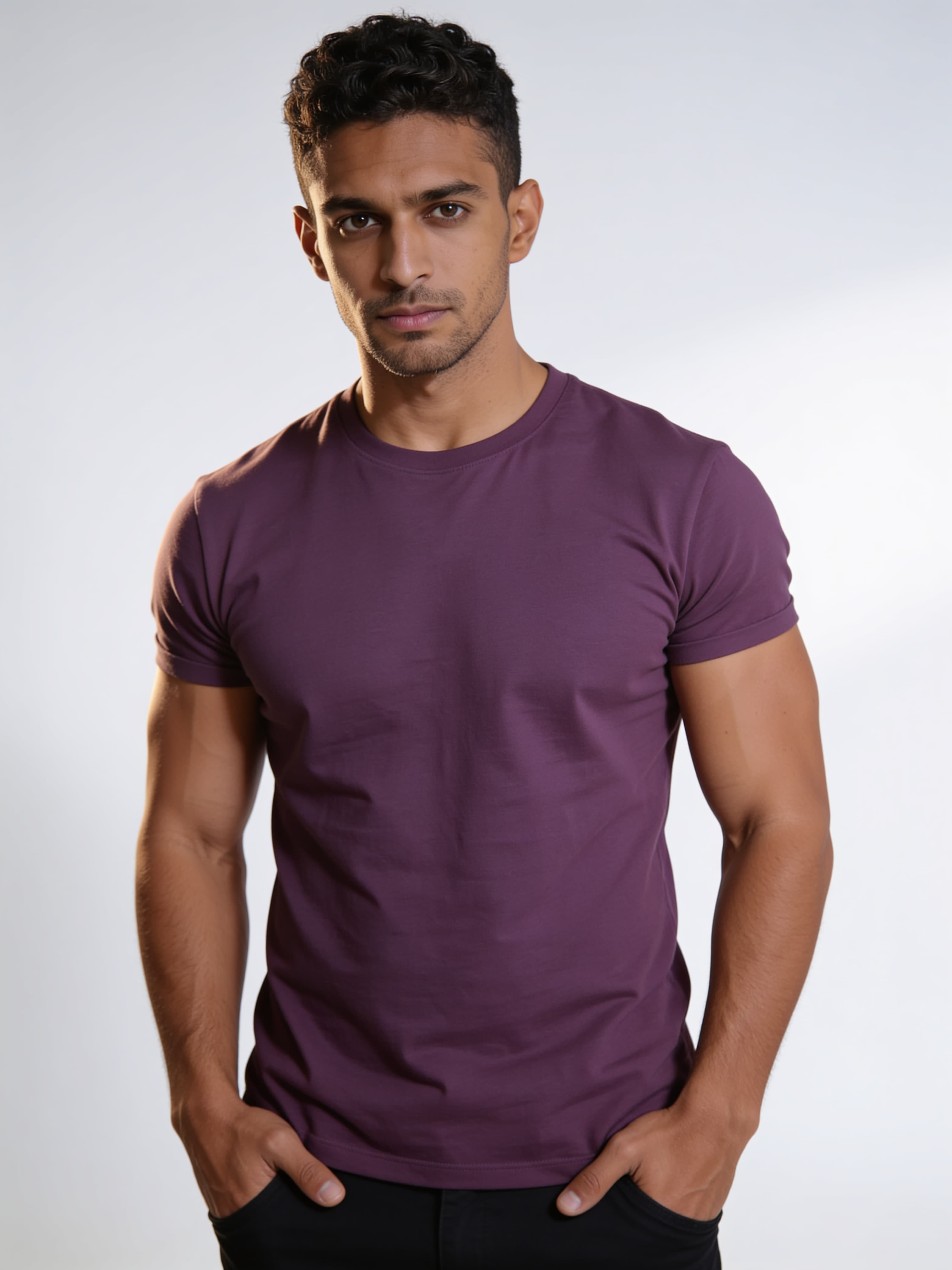 Cotton Bio Wash Round Neck T-Shirt — 180 GSM wholesale bulk order India
